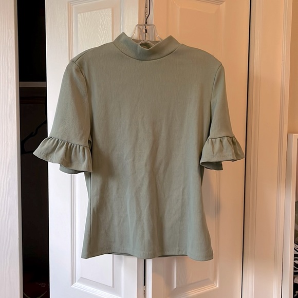 Sage green sweater top - Picture 1 of 5
